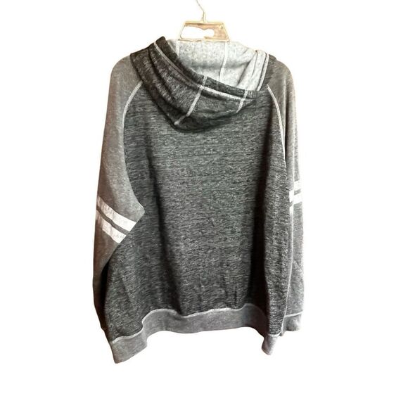 Marvel Mens Hoodie Jacket Sz 2XL Gray The Punisher Skull Fleece Lined Full Zip - Picture 2 of 7